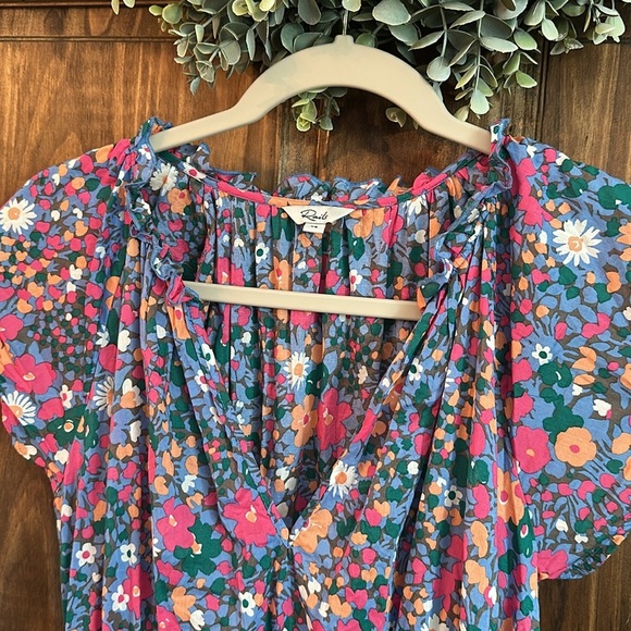 Rails Amellia Dress Leilani Floral xs midi - Picture 4 of 7